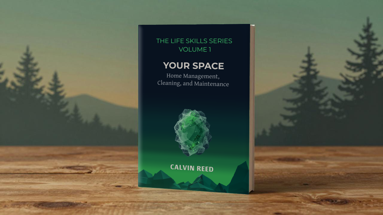 The Life Skills Series Volume 1: Your Space book cover with green gradient background